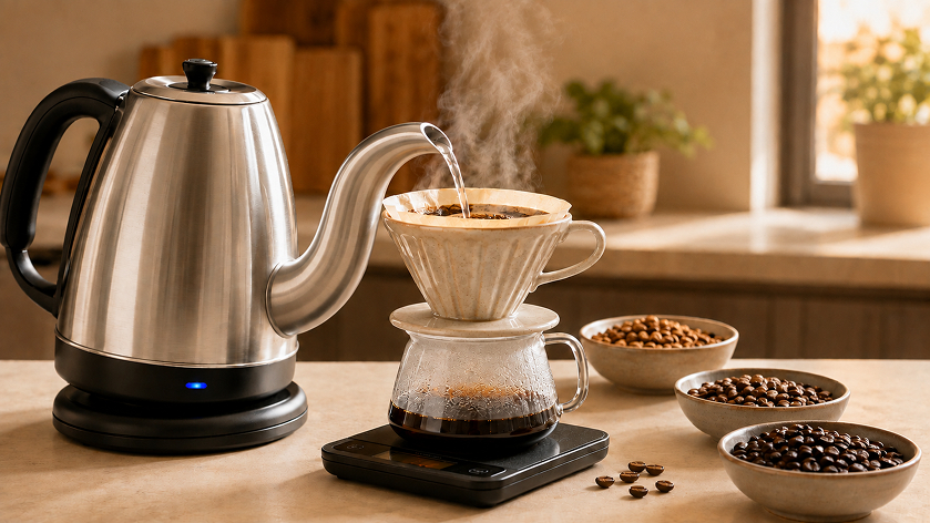 How to Make Coffee in an Electric Kettle (By Roast, With Ratios)