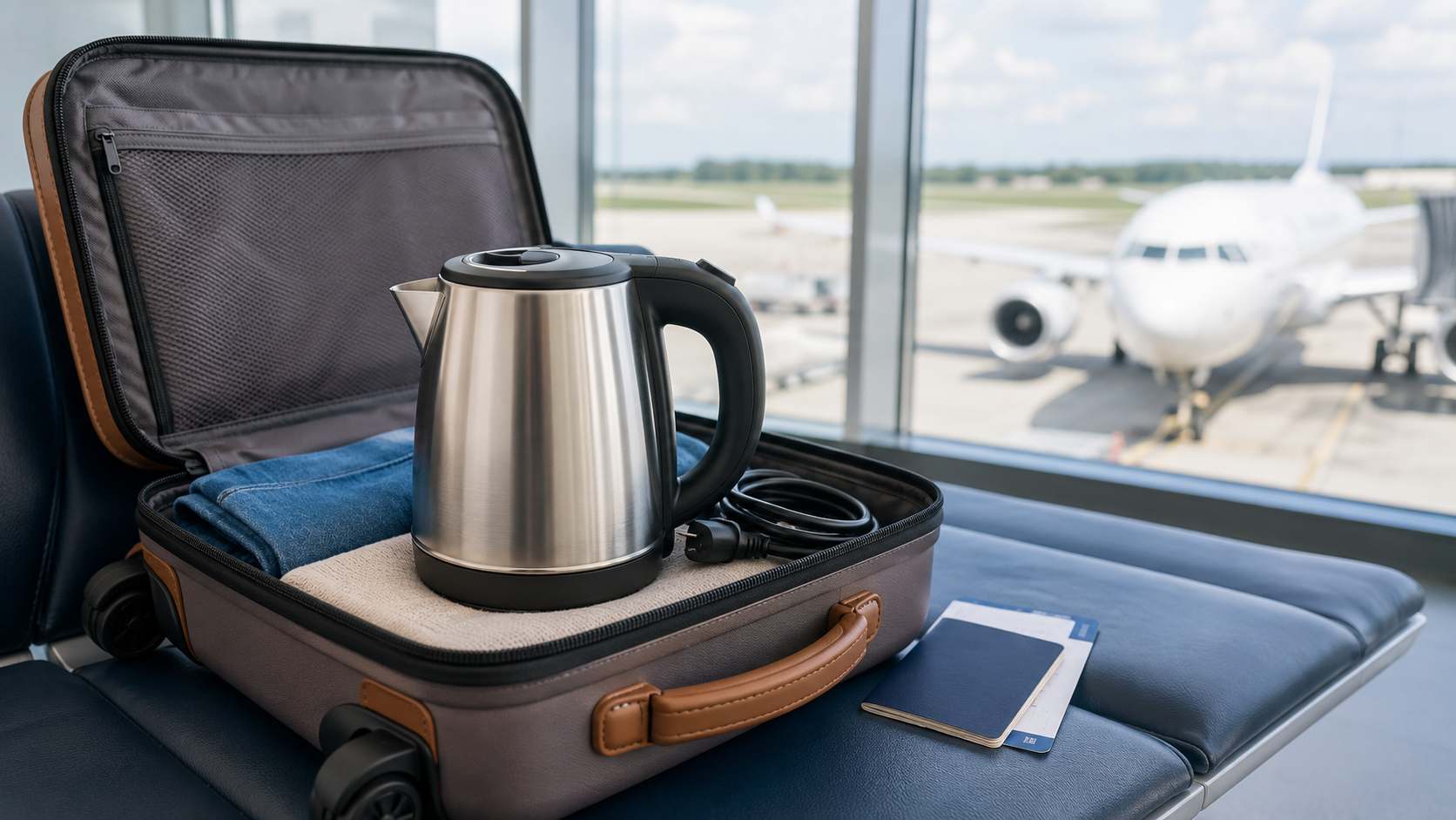 Is an Electric Kettle Allowed in Flight? Plane, Train and Car Rules