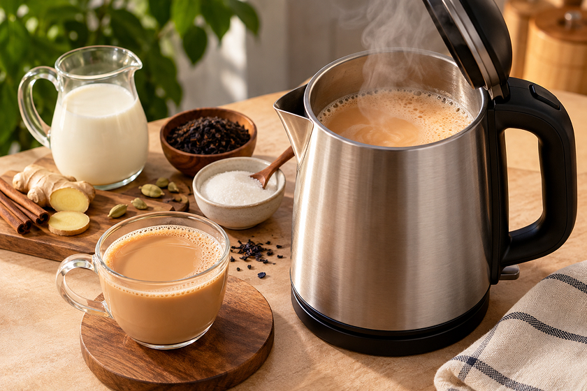 How to Make Milk Tea in an Electric Kettle (Step-by-Step)